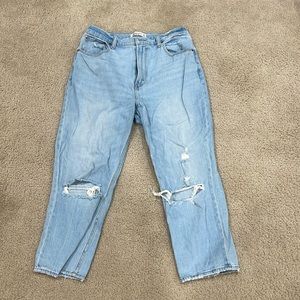 Abercrombie ankle straight jeans